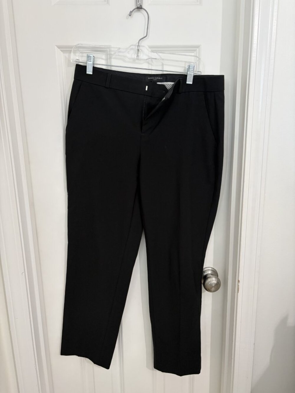 Banana Republic Avery Black Wool Blend Dress Pants Size 6